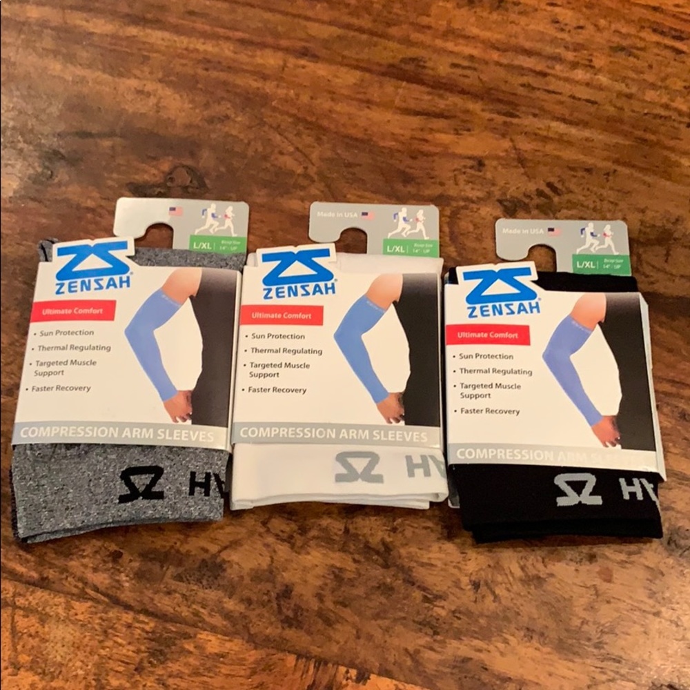 Zensah Arm Sleeves $20 Each
